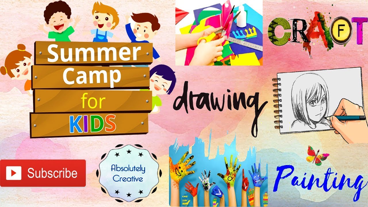 1280x720 summer camp for kids - Summer Camp Drawing