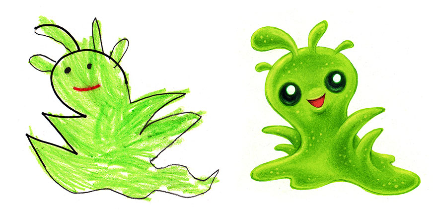 880x429 i spent the summer drawing monsters based on kid drawings - Summer Drawing For Kids