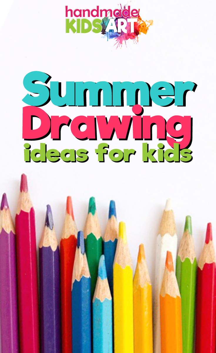 735x1200 summer drawing ideas for kids - Summer Drawing For Kids