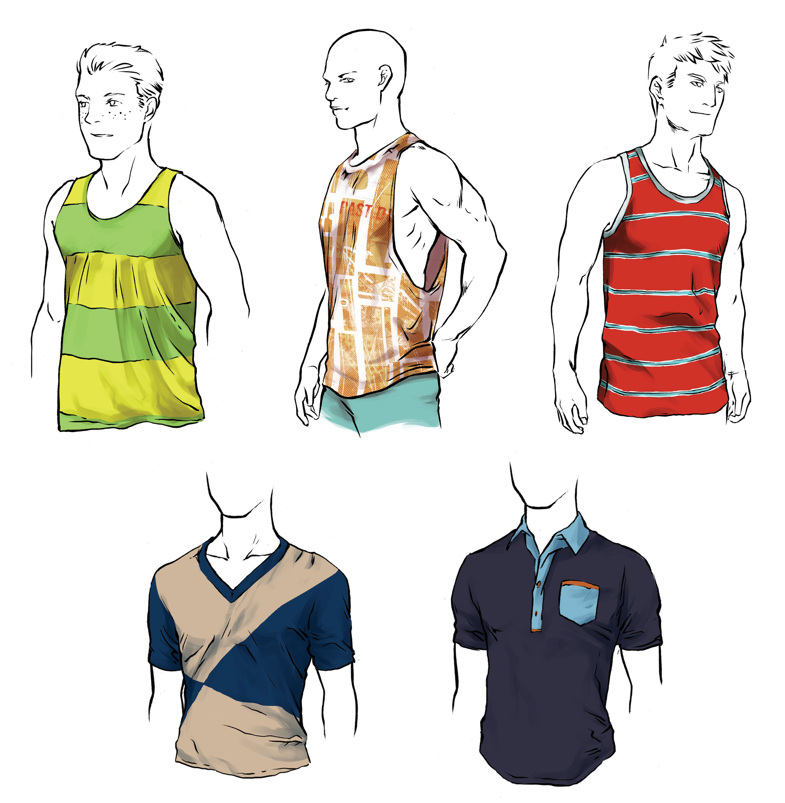 2600x2660 beat the heat! drawing summer outfits for your characters - Summer Drawing Images