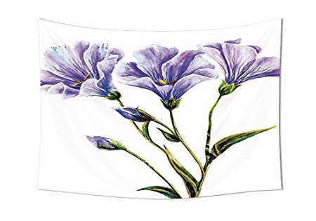 450x315 iprint watercolor flower decor collection elegant wild flowers - Summer Flowers Drawing