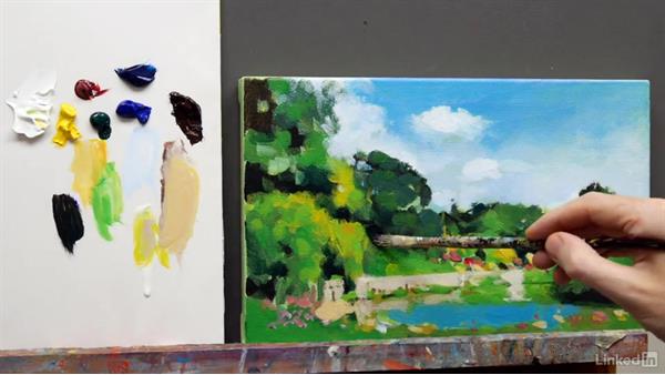 600x338 a summer scene finishing touches - Summer Scene Drawing