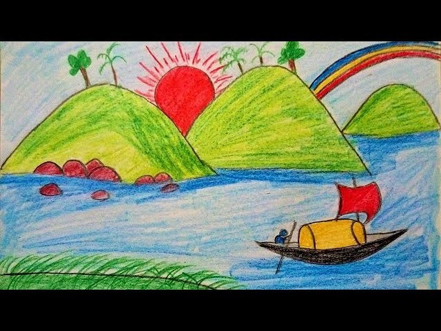 Summer Season Drawing at PaintingValley.com | Explore collection of ...