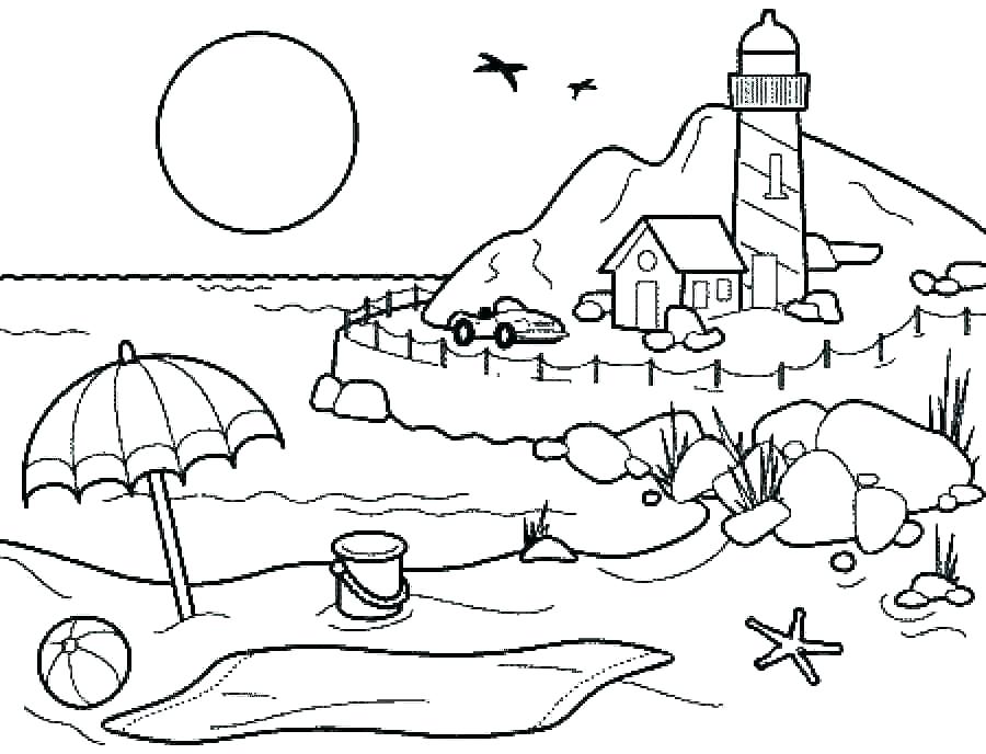Download Summer Vacation Drawing at PaintingValley.com | Explore collection of Summer Vacation Drawing