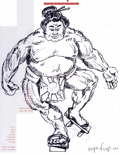 400x518 wondermark archive drawing sumo smash - Sumo Drawing