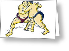 226x170 japanese sumo wrestler wrestling drawing throw pillow for sale - Sumo Wrestler Drawing