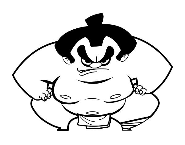 600x470 sumo drawing free download on unixtitan - Sumo Wrestler Drawing