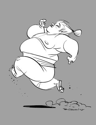 309x400 toby shelton stuff i did sumo wrestler - Sumo Wrestler Drawing