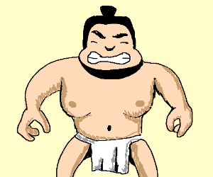 300x250 sumo wrestler drawing - Sumo Wrestler Drawing
