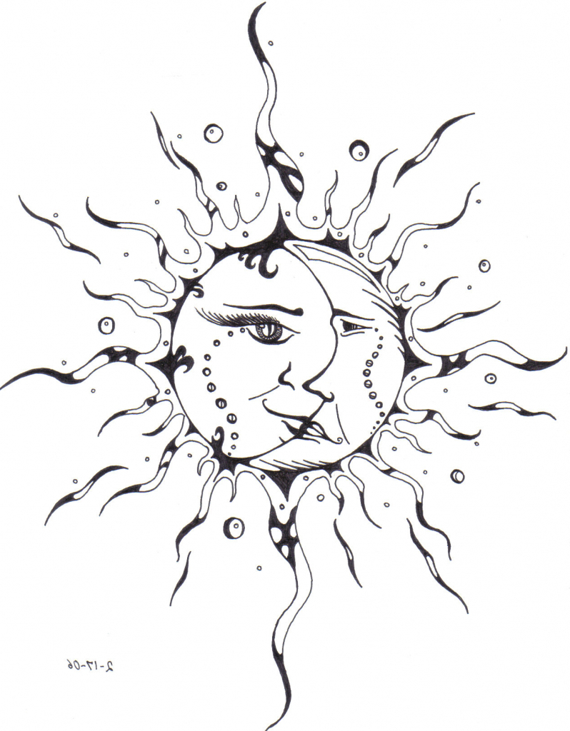 798x1024 sun and moon drawings sun and moon drawings sun and moon drawing - Sun And Moon Drawing
