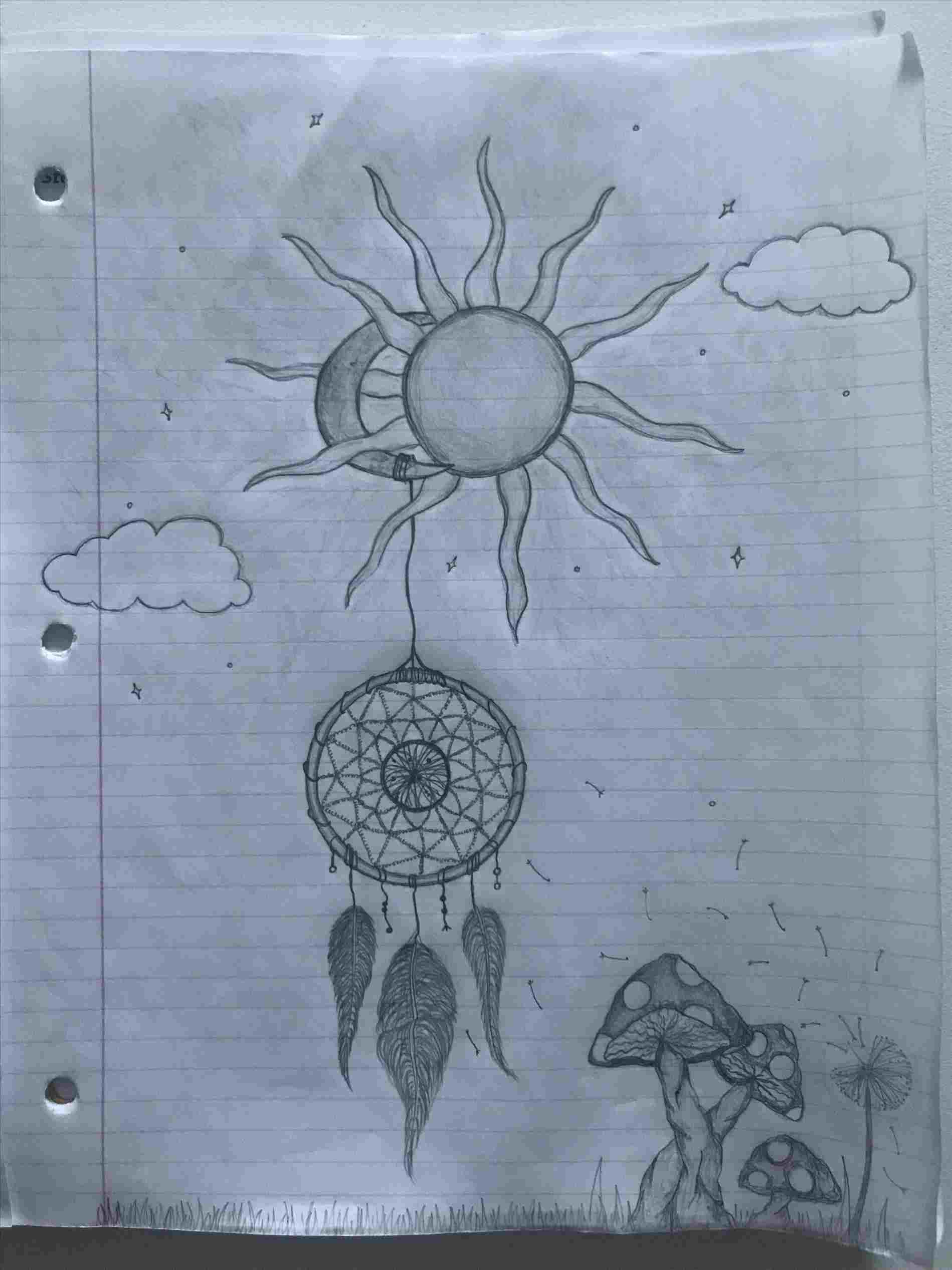 1899x2533 Drawing Sketch Artrhdrawingslycom Simple Easy Simple Sun And Moon - Sun And Moon Drawing Easy