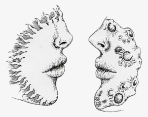 300x237 Tumblr Moon Png, Free Hd Tumblr Moon Transparent Image - Sun And Moon Drawing Tumblr