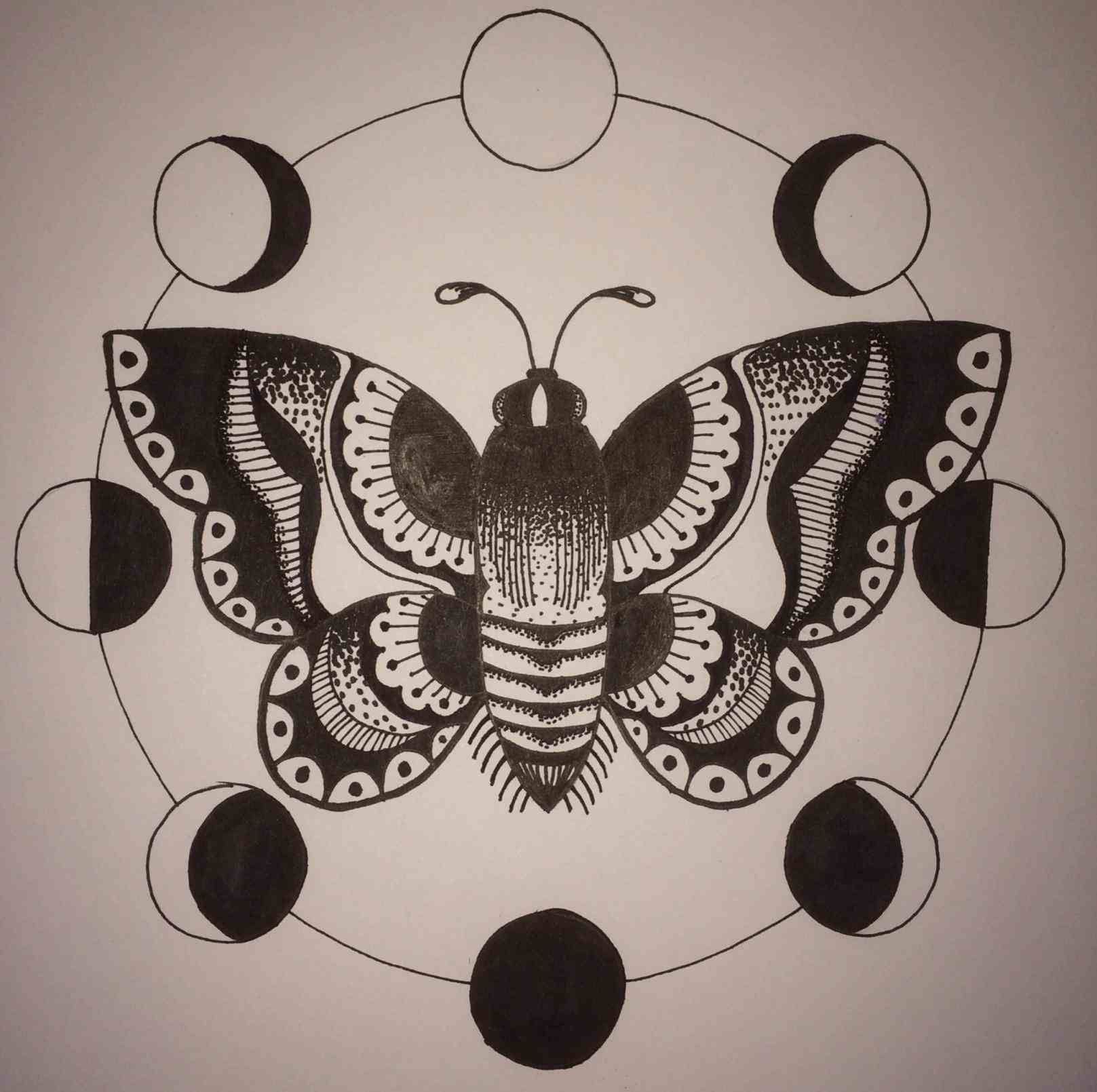 1617x1610 Huge Collection Of 'moon Phases Drawing Tumblr' Download More - Sun And Moon Drawing Tumblr