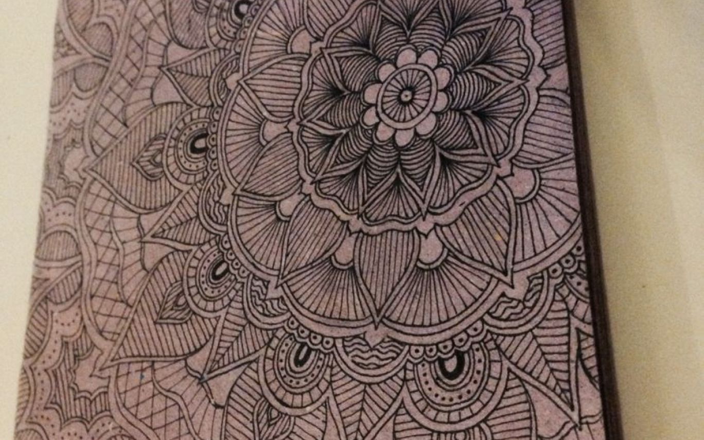 1368x855 Hippie Sun Moon Art Trippy Tumblr - Sun And Moon Mandala Drawing Tumblr