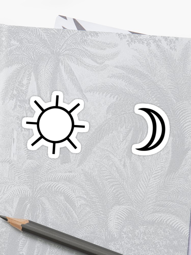 750x1000 Sun And Moon Minimalist Aesthetic Black And White Tumblr Design - Sun And Moon Mandala Drawing Tumblr