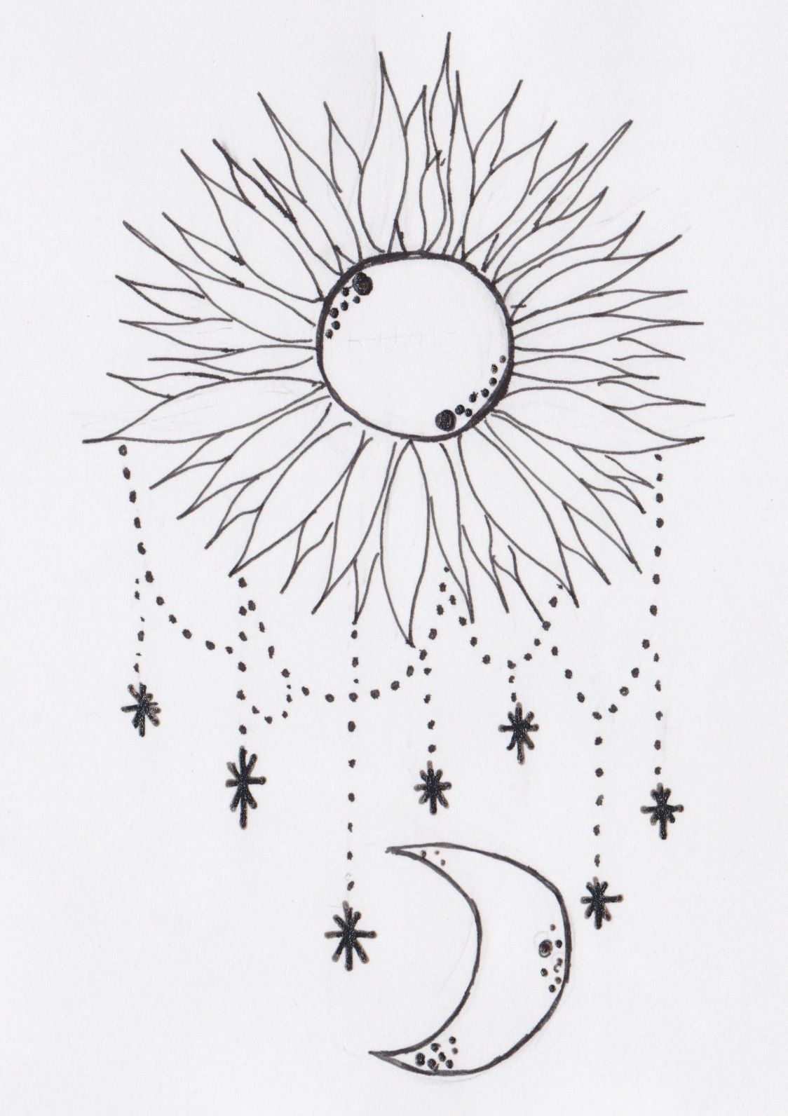 1124x1592 Radiate Love, Glow With Happiness - Sun And Sky Drawing