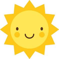 236x236 Cute Kawaii Sun Cartoon Character Stickers - Sun Cartoon Drawing