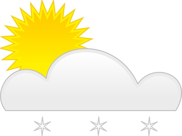 600x447 Sun Snow Clip Art Free Vector In Open Office Drawing - Sun Clipart Drawing