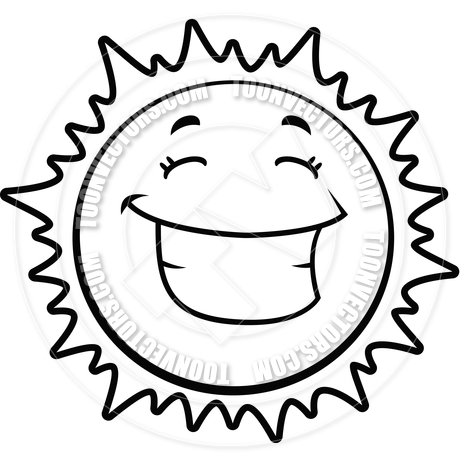 460x460 sun clip art black and white black and white drawing of the sun - Sun Clipart Drawing