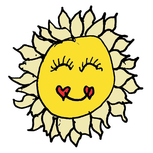 500x500 Mama Peggy's Sun Drawing Color - Sun Drawing