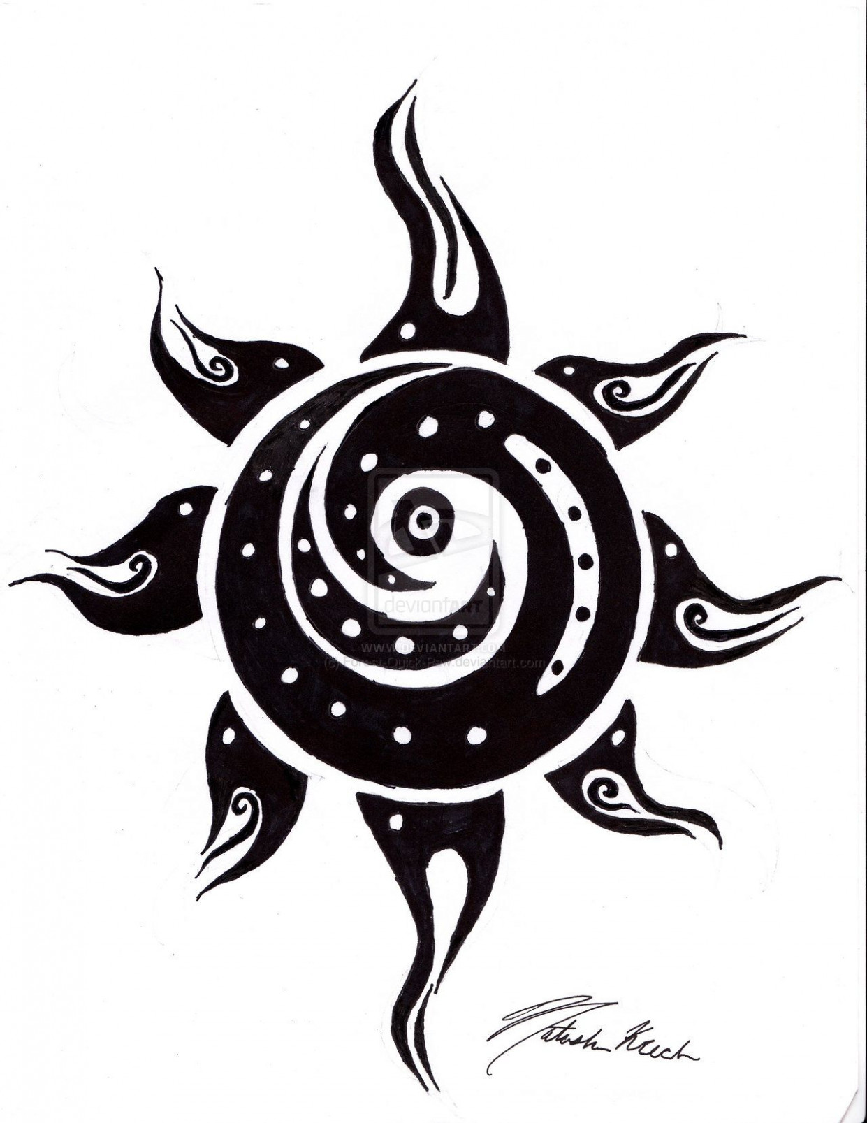 1241x1607 Sun Drawing Tattoo - Sun Drawing Black And White