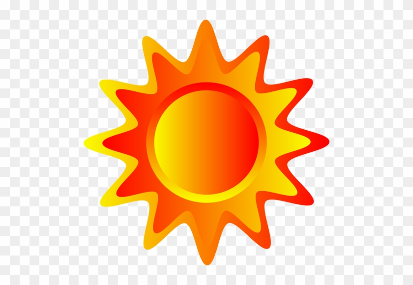 840x580 Red, Orange And Yellow Sun Vector Drawing - Sun Drawing Clip Art