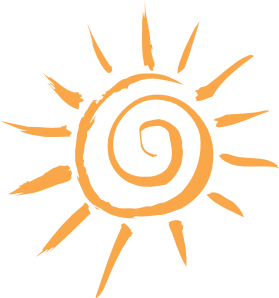 279x298 Simple Sun Motif Clip Art - Sun Drawing Clip Art