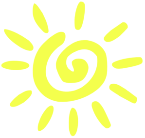 298x285 Yellow Lite Sun Clip Art - Sun Drawing Clip Art