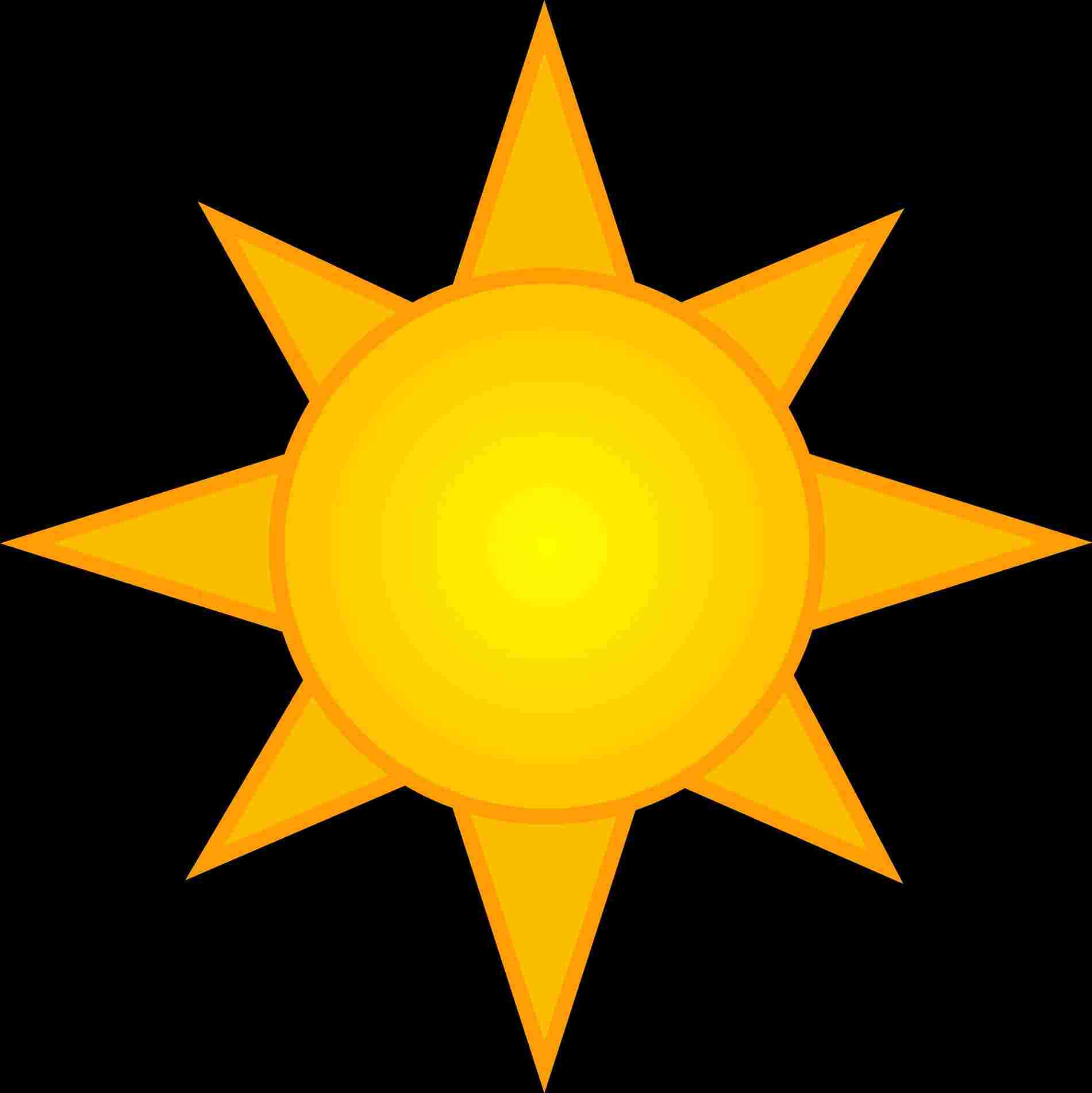 1900x1901 Clip Art On Rhclipartlibrarycom Drawing Picture Techflourish - Sun Drawing Clip Art