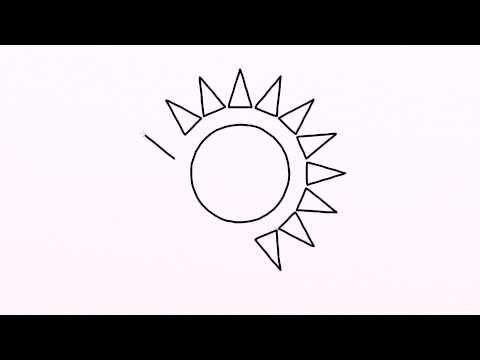 480x360 How To Draw Sun Easy Drawing For Kids Step - Sun Drawing For Kid
