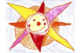 274x184 children's art young rembrandts kids drawings - Sun Drawing For Kid