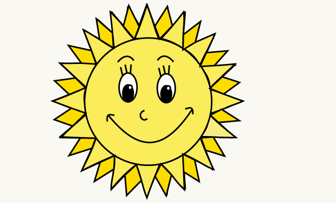 662x400 sun drawing, pencil, sketch, colorful, realistic art images - Sun Drawing Images