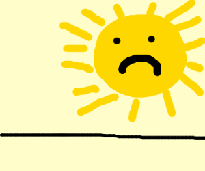 300x250 Sad Sun Drawing - Sun Drawing Pictures