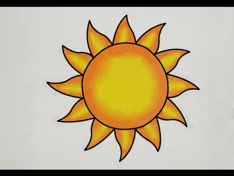 480x360 Sun Drawing Free Download - Sun Drawing Pictures