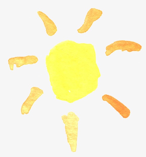 580x625 Drawing Sun, Sun Clipart, Chinese Style, Watercolor Png Image - Sun Drawing Png