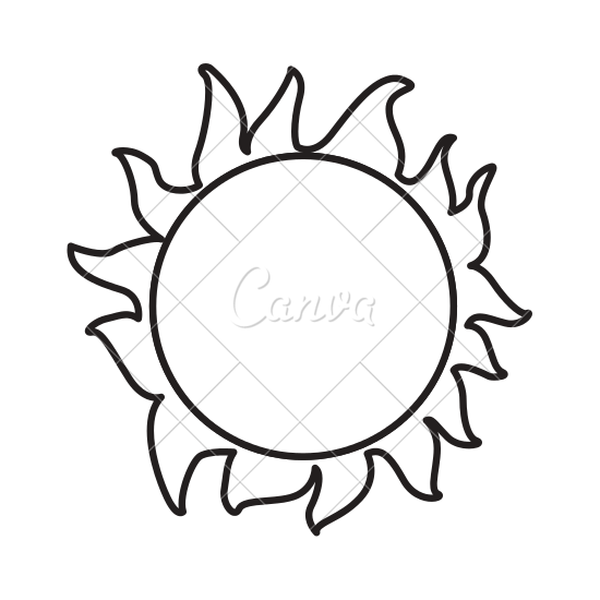 550x550 Drawing Sun Free Download On Unixtitan - Sun Drawing Png