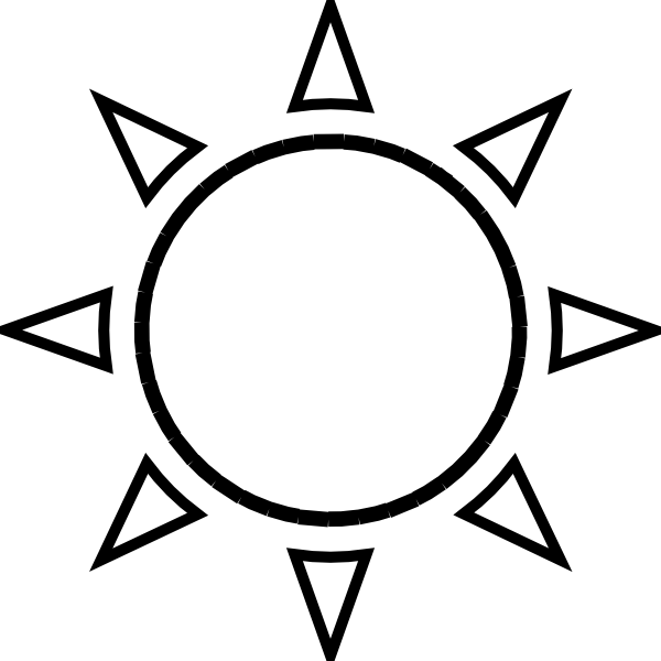 600x600 Sun Drawing Png Images In Collection - Sun Drawing Png