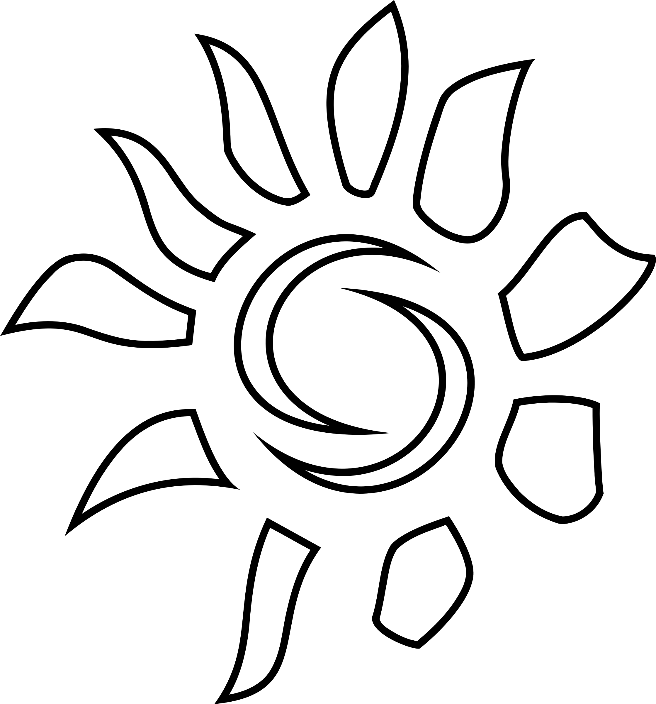 2238x2400 Sun Graphic Library Download Drawing - Sun Drawing Png