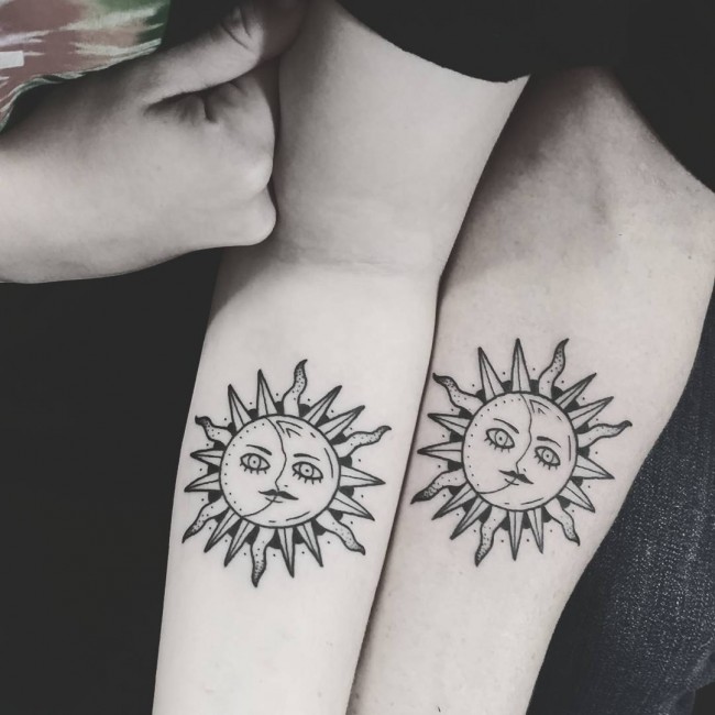 650x650 Best Sun Tattoo Designs Meanings - Sun Drawing Tattoo