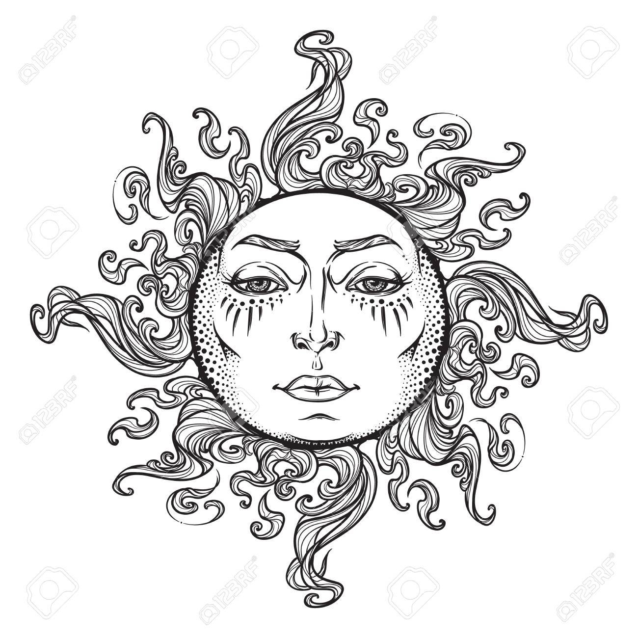 Sun Drawing With Face at Explore collection of Sun