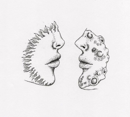 500x452 Image About Love In Grunge,hipster, Aesthetic - Sun Drawing With Face