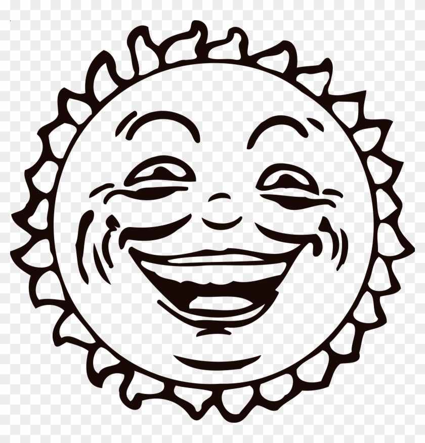 840x876 Sun Face Clip Art - Sun Drawing With Face
