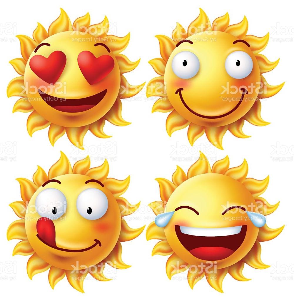 1000x1024 Best Vector Sun Face With Funny Facial Expressions For Summer Drawing - Sun Drawing With Face