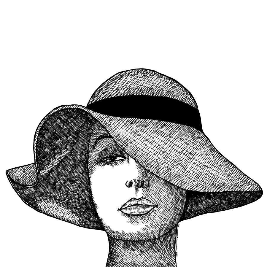 Simple Drawings Sketches Of Hats for Girl