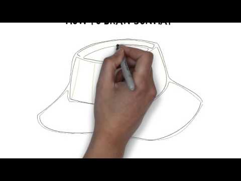 480x360 How To Draw Sun Hat - Sun Hat Drawing