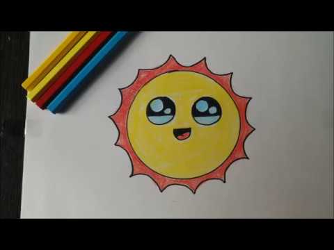 480x360 How To Draw Sun Easy Kids Drawing Draw Step - Sun Kids Drawing