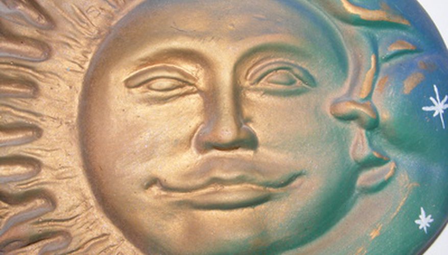 877x500 How To Draw The Sun, Moon And Stars Our Pastimes - Sun Moon And Stars Drawing