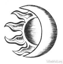 224x225 Image Detail For Sun And Moon Tattoos Ink! Moon, Tattoo - Sun Moon Drawing