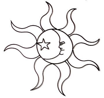 360x338 tatts in sun moon, sun moon stars - Sun Moon Stars Drawing