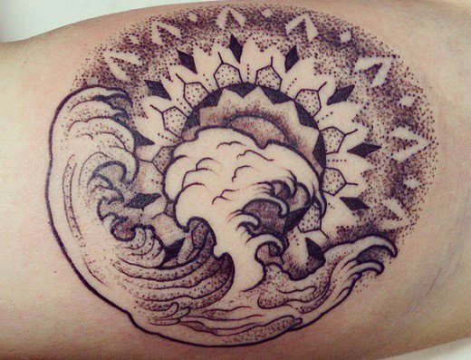 520x397 Sun Tattoos Meanings, Pictures, Designs, And Ideas Tatring - Sun Tattoo Drawing